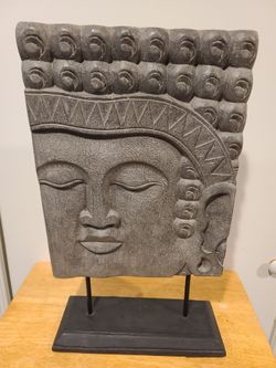 Large Indigenous Tribal Table Decor Piece