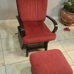 Rocker Glider Chair With Footrest 