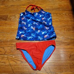Girls Unicorn Swimsuit 