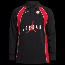 Jordan flight long sleeve polo 2xl
