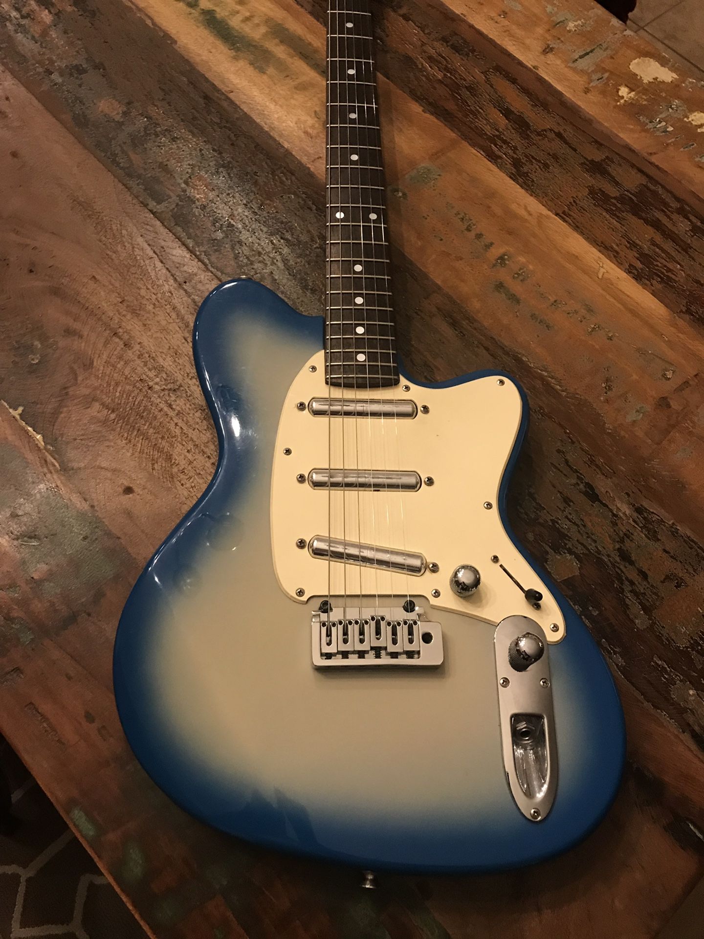1994 First Year Ibanez Talman TC530 ABB Azure Blue Burst for Sale 