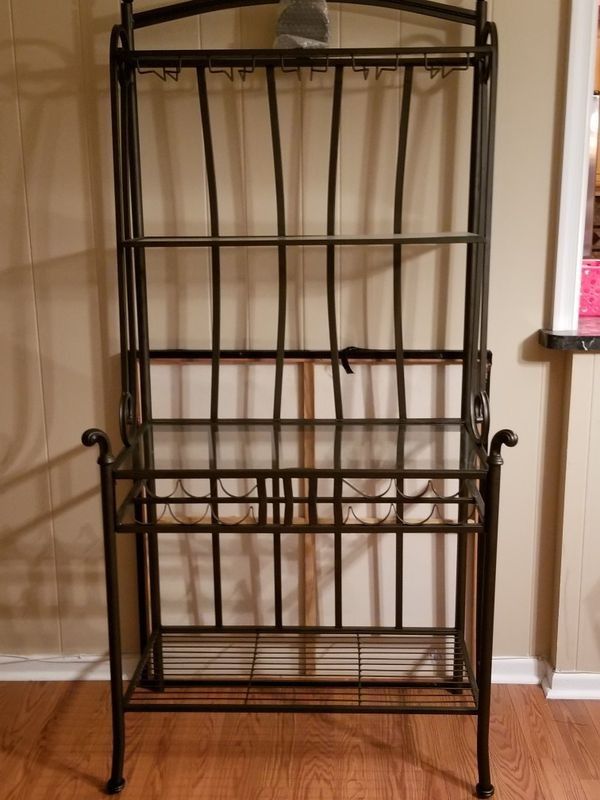 Bakers rack for kitchen or dining room