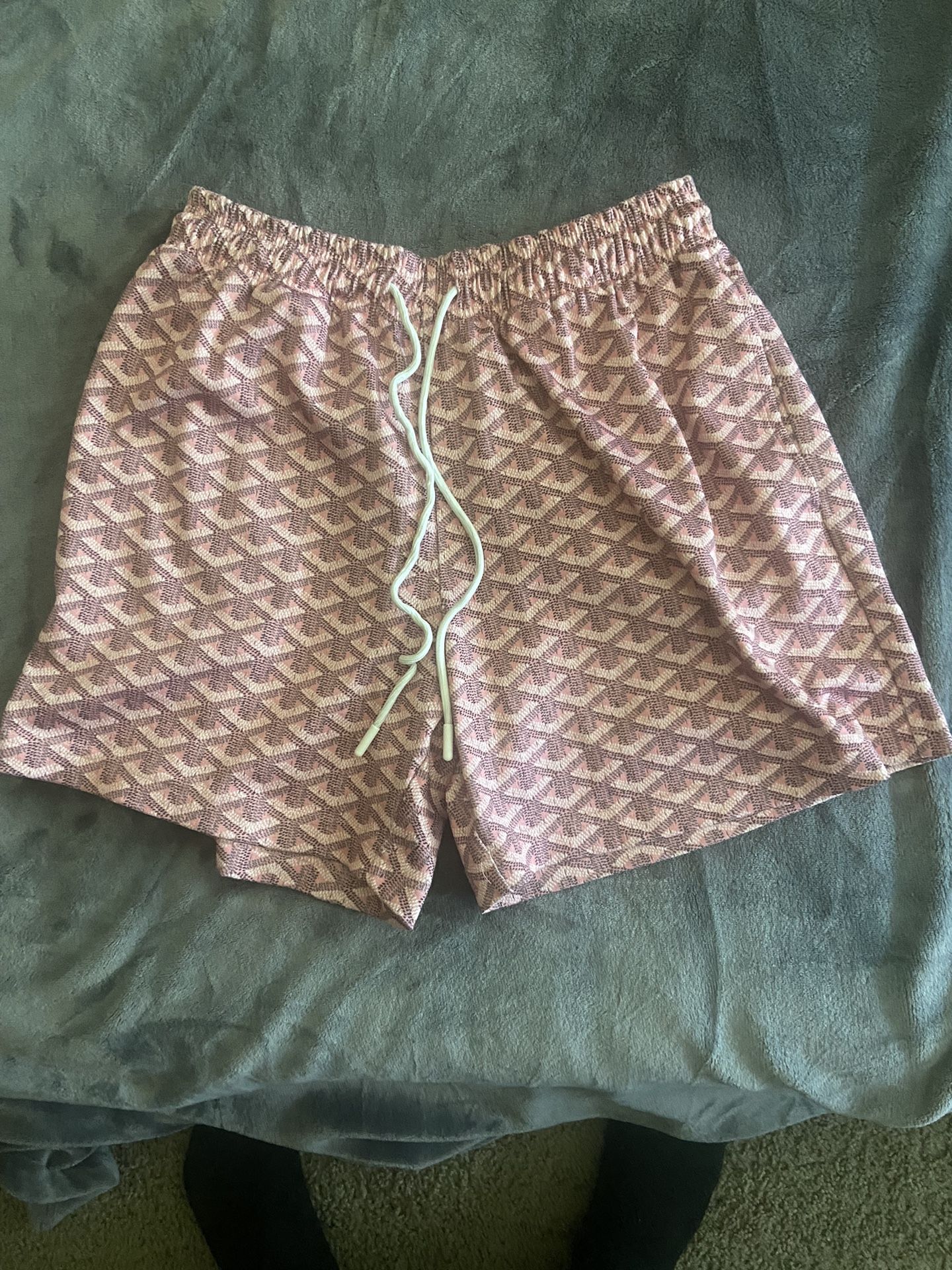 Pink GoYard Shorts