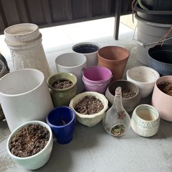 Assorted Plant Pots