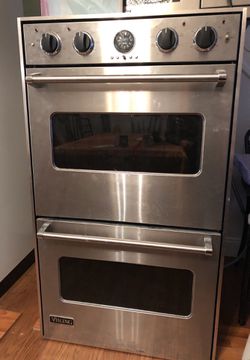 Viking double wall oven all electric $500