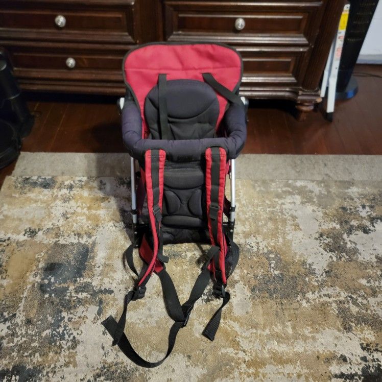 Chicco SmartSupport Adjustable Baby Carrier Outdoor Light Hiking Child Backpack Camping-Red