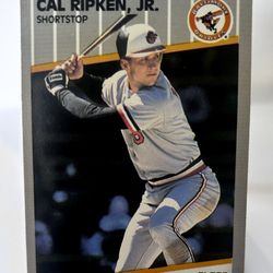 1989 Fleer Cal Ripken Jr Error Card