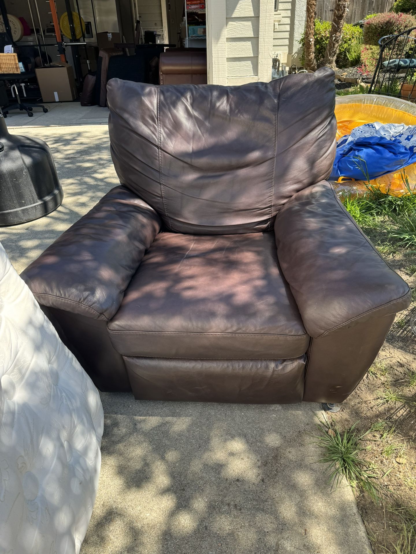 Leather Recliner 