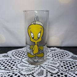 Vintage Tweety Bird 1973 Warner Bros Pepsi Collector Series Drinking Glass