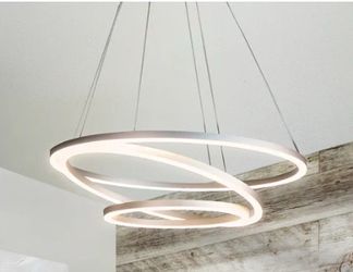 Vonn Tania Trio VMC32500AL 32" Integrated LED ETL Certified Ring Chandelier