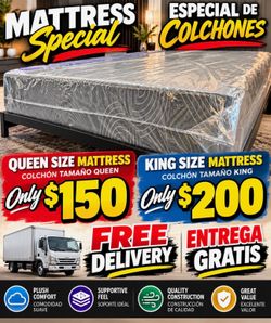 πFree Delivery! New Queen or King Size Mattress