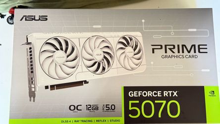 ASUS Prime GeForce RTX 5070 OC 12GB GDDR7 – White