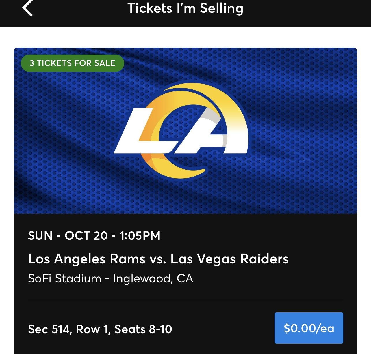 Rams Vs Raiders