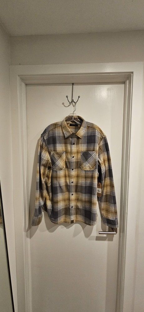 New Men's Dakota "Lars" Flannel Shirt, Xl