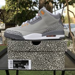 Jordan 3 store size 9