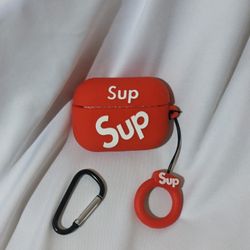 Red SUP airpod PRO Case