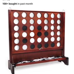 SPROTS BEATS Giant Wooden Connect 4