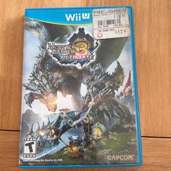 Monster hunter 3 ultimate Wii U