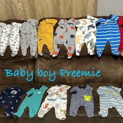 Baby Boy💙  Preemie Sleeper