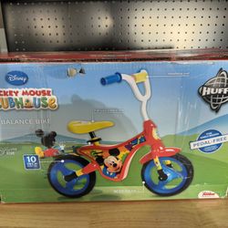 Mickey Mouse 10” Kids Balance Bike