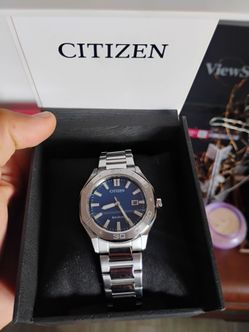 Citizen Eco-Drive Weekender Sport Blue Dial Stainless Steel Watch 41mm