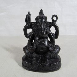Lord Ganesha Hindu Deity Hand Crafted Detailed Epoxy Resin Sculpture
