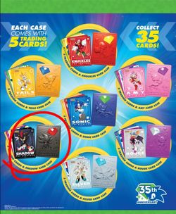 LF Sealed Wendy's Shadow the Hedgehog Card Box