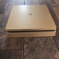Limited Edition Gold  1 TB PlayStation Slim PS4 