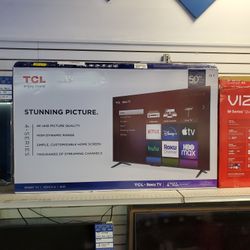 NEW 50" TCL ROKU SMART TV 