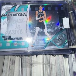Victor  Wembanyama Inspirational Teal Refractor /299 