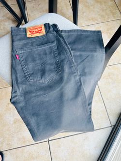 NEW Levi’s 30x30 __ 514 straight ( Color Gray Black