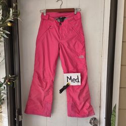 Girls North Face Snow Pants MEDIUM  10/12