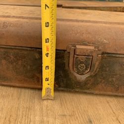 Vintage Metal Tool Box 