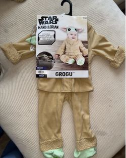 Grogu costume for baby size 12-18months