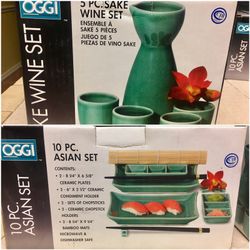 Sake and Sushi set