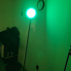 Metal Lamp With Led Light 