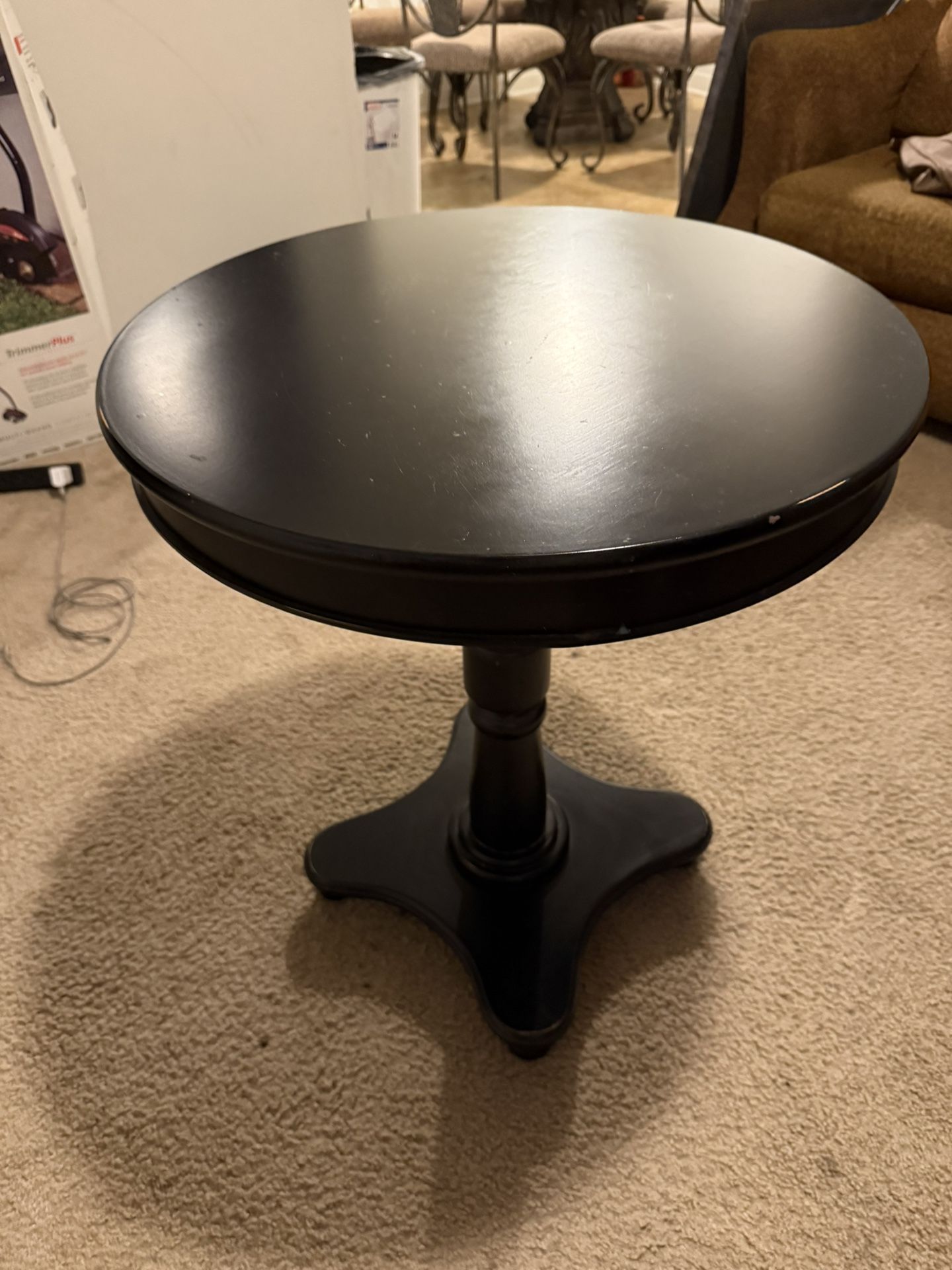 Black Side Table