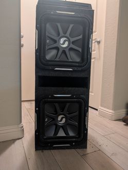 Kicker Dual L7 12s box and Kicker S1000.1 Monoblock