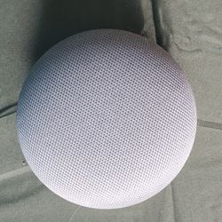 Google Home Mini Smart Speaker. 
