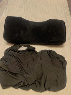 Lash pillow and black lash bed cover