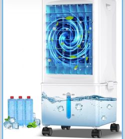 ***ICE COLD AIR!*** Portable Air Conditioners, Portable AC Unit, Evaporative Air Cooler w/2.5Gal Tank, Fast Cooling, 3 Speeds, Windowless Air Conditio