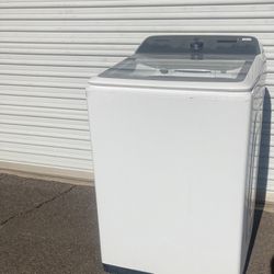 Samsung washing machine in good condition works everything very well clean and nice one month warranty deliver available, free installation