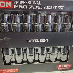 Icon Professional 13pc Impact Swivel Socket Set. 1/2" Drive.