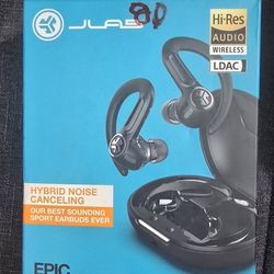 Jlab Epic Sport Active Noise Canceling Wireless Earbuds