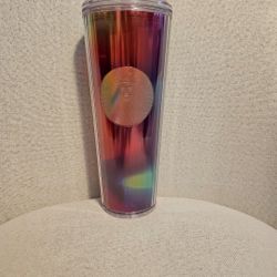 Starbucks Rainbow Dome Venti Cold Cup 24 oz