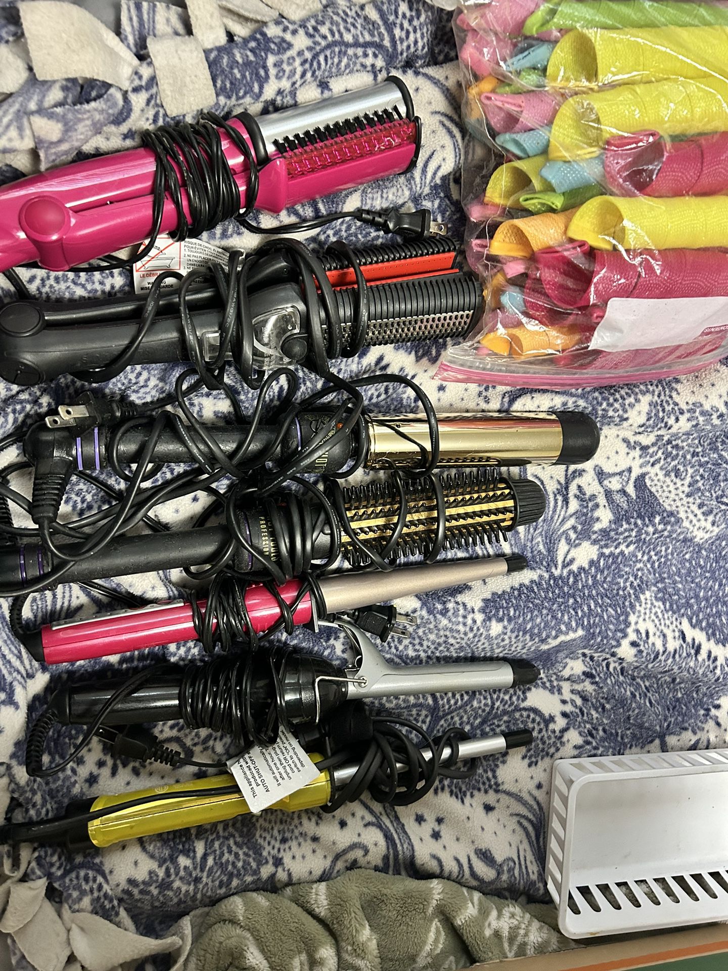 hair curlers\ curling iron and straighteners