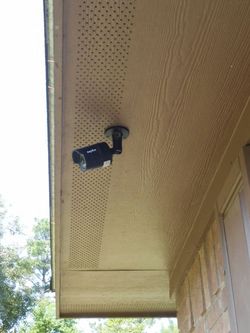 4 cameras with a 8 channel dvr, labor, and materials included