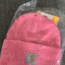 carhartt pink beanie CASHAPP + APPLE PAY ONLY