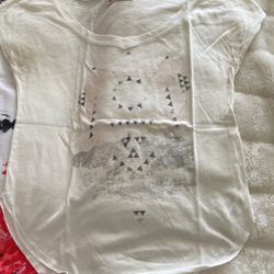 Used Hollister T-shirt! Not In Bad Shape I Just Never Learned how to Wash White Properly Lol