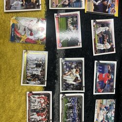 49 MLB Baseball Cards Lot – Topps, Inserts, Foils & Stars